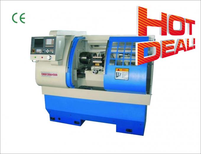 Ck6136 CNC مخرطة معدنية 360 مم أفقي باستخدام الحاسب الآلي الدقة مخرطة أوتوماتيكية 1
