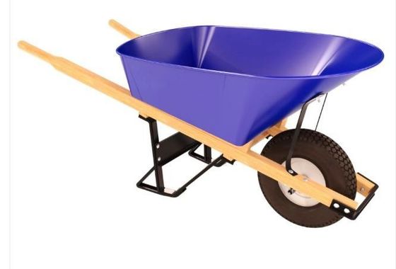 540mm أدوات عربة الحديقة 150kg 6 Cu قدم عربة يدوية مع إطار فولاذي