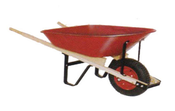 540mm أدوات عربة الحديقة 150kg 6 Cu قدم عربة يدوية مع إطار فولاذي