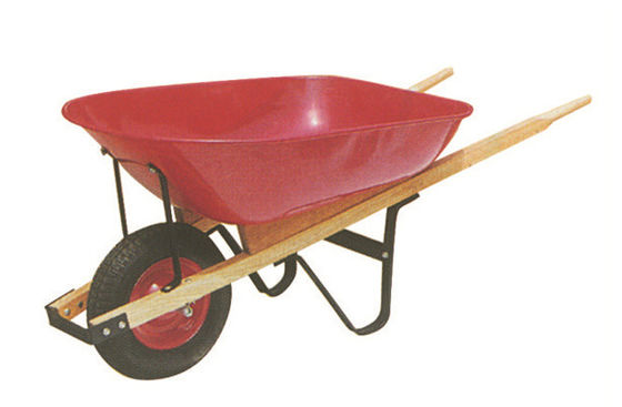 540mm أدوات عربة الحديقة 150kg 6 Cu قدم عربة يدوية مع إطار فولاذي