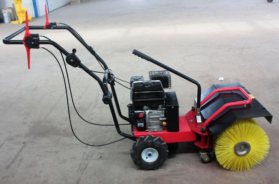 6.5HP Snow Power Brush Sweeper Walk خلف Recoil Starter مرونة عالية