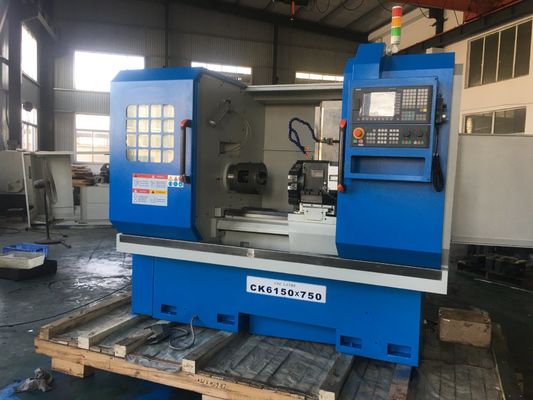 Flate Bed 400mm Cnc Metal Turning المخرطة الأفقية ISO 9001 Hardway